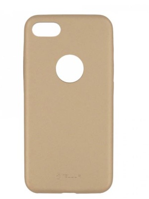  Tellur Cover Slim Synthetic Leather for iPhone 8 gold  Hover