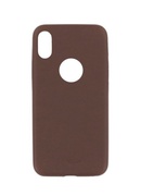  Tellur Cover Slim Synthetic Leather for iPhone X/XS brown
