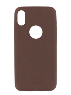  Tellur Cover Slim Synthetic Leather for iPhone X/XS brown  Hover