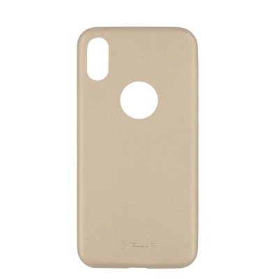  Tellur Cover Slim Synthetic Leather for iPhone X/XS gold