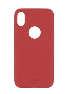  Tellur Cover Slim Synthetic Leather for iPhone X/XS red  Hover