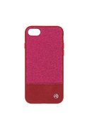  Tellur Cover Synthetic Leather Glitter II for iPhone 8 pink