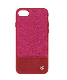  Tellur Cover Synthetic Leather Glitter II for iPhone 8 pink  Hover