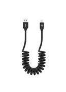  Tellur Data Cable Extendable USB to Lightning 3A 1.8m Black