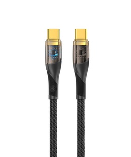  Tellur Data Cable Type-C to Type-C PD60W 100cm Black  Hover