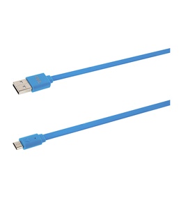  Tellur Data cable, USB to Micro USB, 1m blue  Hover