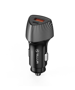  Tellur FCC10 car charger 38W, 6A (PD20W + QC3.0) black  Hover