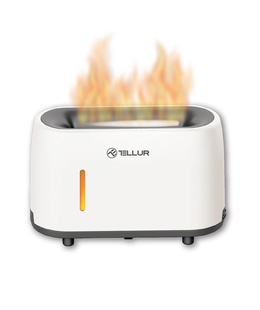  Tellur Flame aroma diffuser 240ml, 12 hours, remote control, white  Hover