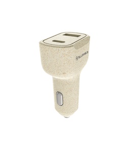  Tellur Green car charger, 36W, 6A (PD18W + QC3.0) cream  Hover