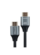  Tellur High Speed HDMI 2.0 cable, 4K 18Gbps plug-plug Ethernet gold-plated 3m black