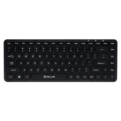 Tastatūra Tellur Mini Wireless Keyboard Black