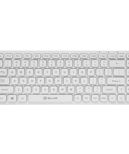 Tastatūra Tellur Mini Wireless Keyboard White  Hover