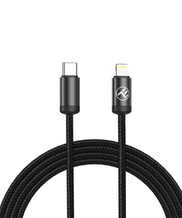  Tellur Minimalist USB-C to Lightning  Cable 3A 1m PD27W Black  Hover