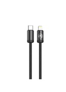  Tellur Minimalist USB-C to Lightning  Cable 3A 1m PD27W Black Hover
