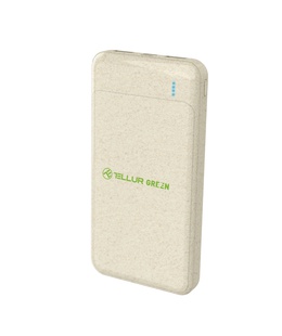  Tellur PD103 Green Power Bank 10000mAh, 2xQC3.0 + PD 18W cream  Hover