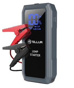  Tellur Portable Car Jump Starter, 1500A, Power Bank, 16800mAh, LED Light  Hover