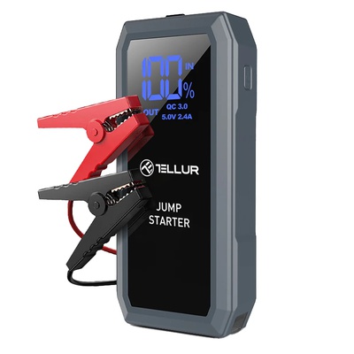  Tellur Portable Car Jump Starter, 1500A, Power Bank, 16800mAh, LED Light