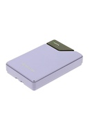  Tellur Power Bank 10000mAh, USB-C + Lightning cables built-in  purple
