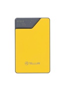  Tellur Power Bank 10000mAh, USB-C + Lightning cables built-in  yellow Hover