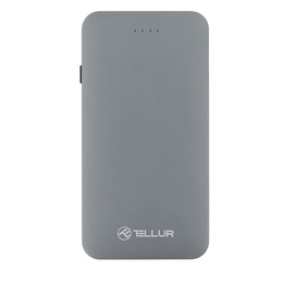 Tellur Power Bank QC 3.0 Fast Charge, 5000mAh, 3in1 gray