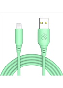  Tellur Silicone USB to Lightning Cable 3A 1m Green