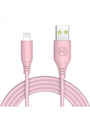  Tellur Silicone USB to Lightning Cable 3A 1m Pink