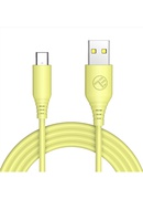  Tellur Silicone USB to Type-C Cable 3A 1m Yellow