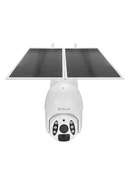  Tellur Smart WiFi Solar Camera P&T 3MP, 2K UltraHD, PIR, 20W solar panel, white