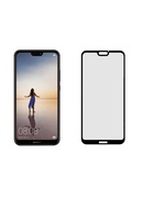  Tellur Tempered Glass 3D Case Friendly Full Glue for Huawei P20 Lite black Hover