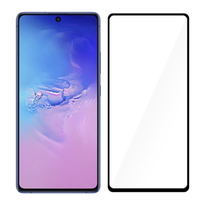  Tellur Tempered Glass 3D Case Friendly Full Glue for Samsung S10 Lite black