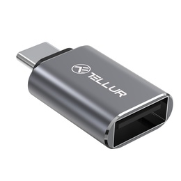  Tellur USB-C to USB-A M/F Adapter 10Gbps, 3A Aluminum Alloy