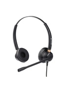 Austiņas Tellur Voice 520N Binaural USB black