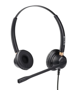 Austiņas Tellur Voice 520N Binaural USB black  Hover