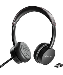 Austiņas Tellur Voice Pro Wireless Call center headset black  Hover