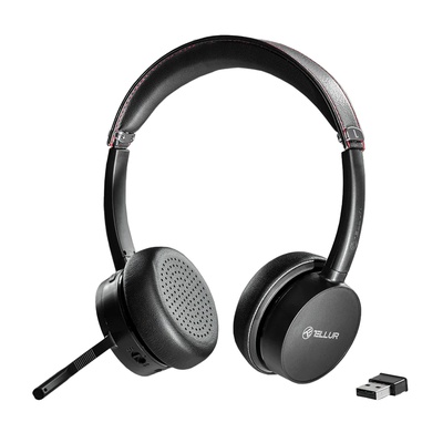 Austiņas Tellur Voice Pro Wireless Call center headset black