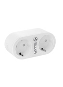  Tellur WiFi AC Dual Plug, Energy reading, 16A, 2400W