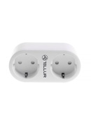  Tellur WiFi AC Dual Plug, Energy reading, 16A, 2400W Hover