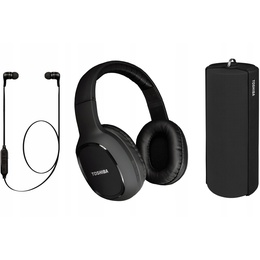 Austiņas Toshiba Triple Pack HSP-3P19-II black