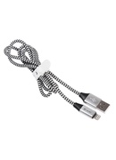  Tracer 46268 Lighting USB 2.0 Iphone AM 1m Black Silver Hover