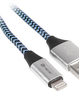  Tracer 46269 Lighting USB 2.0 Iphone AM 1m Black Blue  Hover