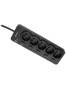  Tracer 46976 PowerGuard 1.8m Black (5 Outlets)