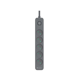  Tracer 47023 Zebra mobile ready 1.5m (5 outlets + 2USB 2,1A)