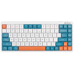Tastatūra Tracer 47309 FINA 84 White/Blue (Outemu Red Switch)
