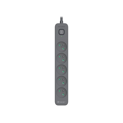  Tracer 47429 Zebra mobile ready 1.5m (5 outlets + 2USB 2,1A)