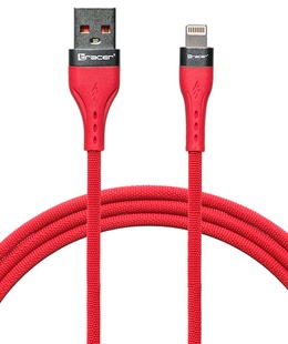  Tracer 47492 USB A - Lightning M/M 1m  Cable Red  Hover