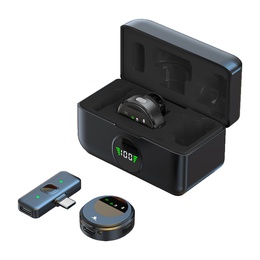 Austiņas White Shark DSM-06 Tassa Black