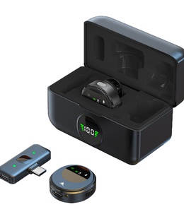 Austiņas White Shark DSM-06 Tassa Black  Hover