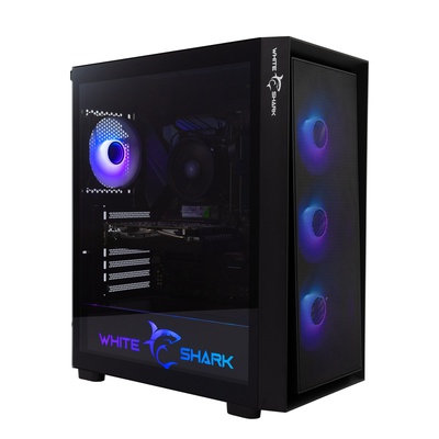  White Shark GCC-2401 Warhead-3 Black 4 Fans 12cm RGB
