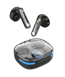 Austiņas White Shark GEB-TWS37 HyperBeat Black  Hover