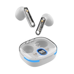 Austiņas White Shark GEB-TWS37 HyperBeat White